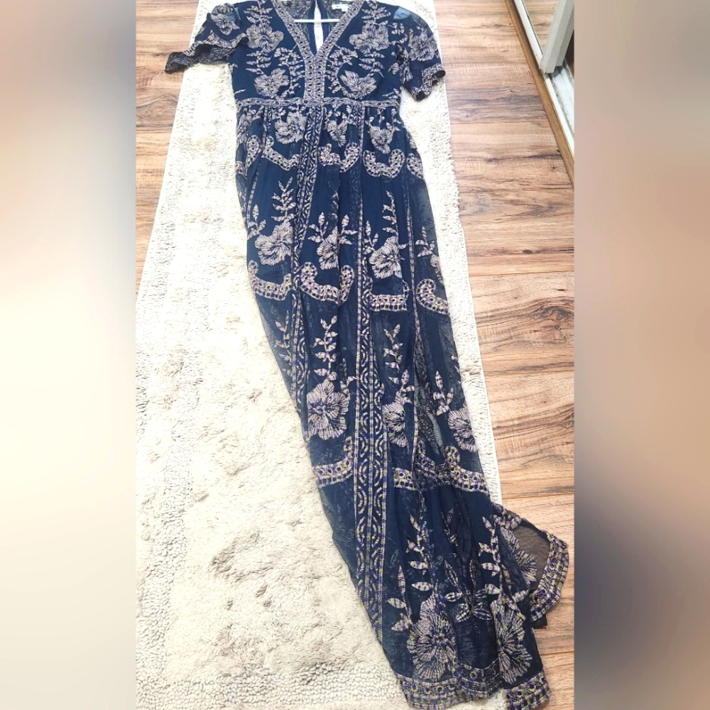 Long sheer dress